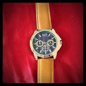 George watch with leather band